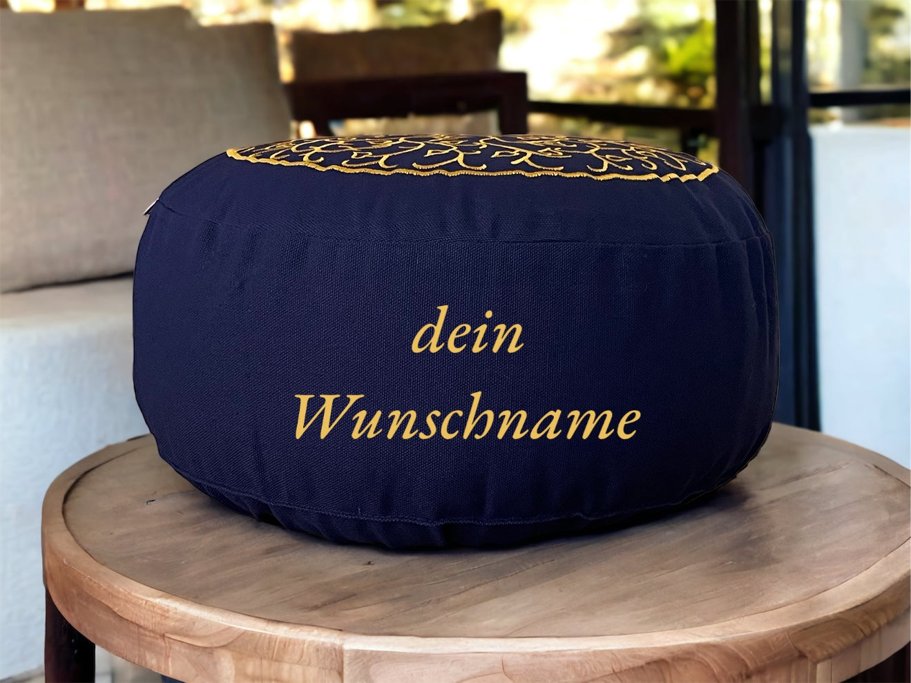Yoga-und Meditationskissen personalisierbar