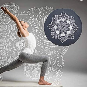 Reisekissen Balance Celine Madeleine buddhistisch rot H: 10 cm