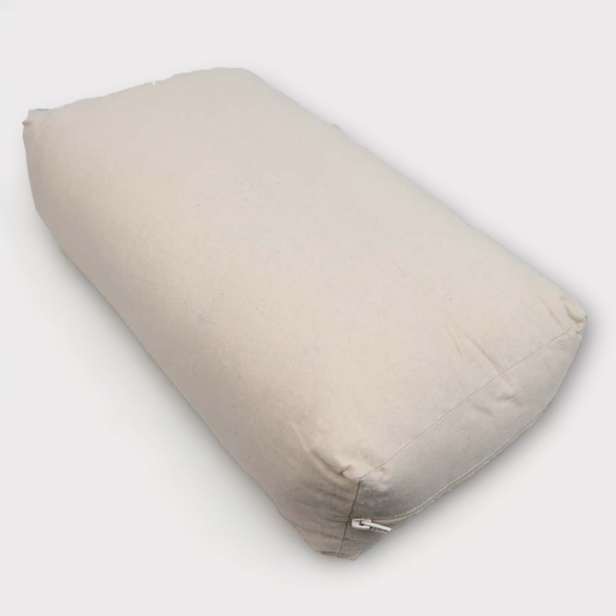 Rechteckiges Bolster Meditationskissen Blume des Lebens H: 10 cm