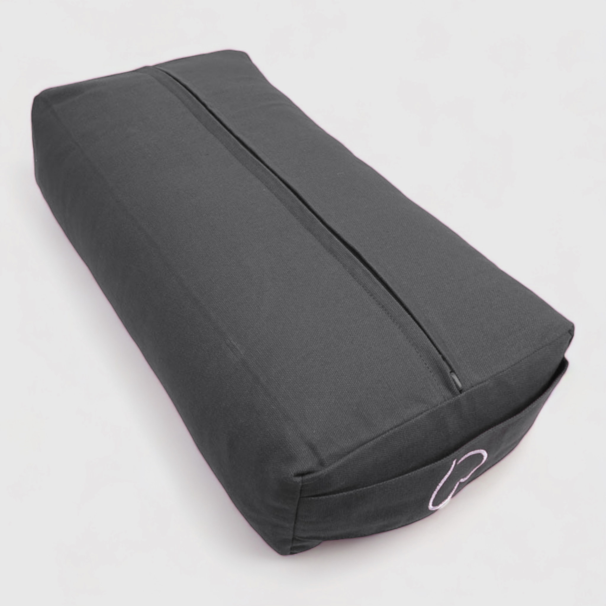 Rechteckiges Bolster Meditationskissen Blume des Lebens H: 10 cm