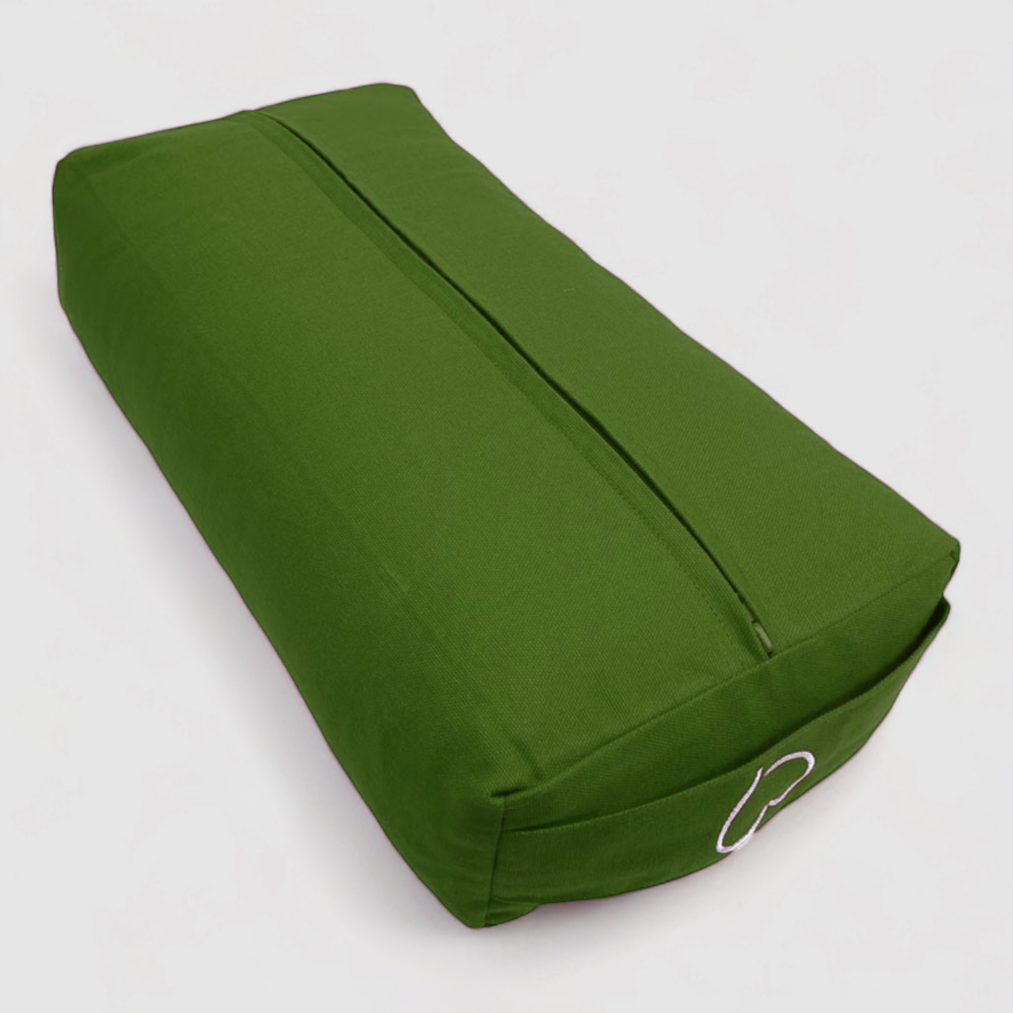 Rechteckiges Bolster Meditationskissen Blume des Lebens H: 10 cm