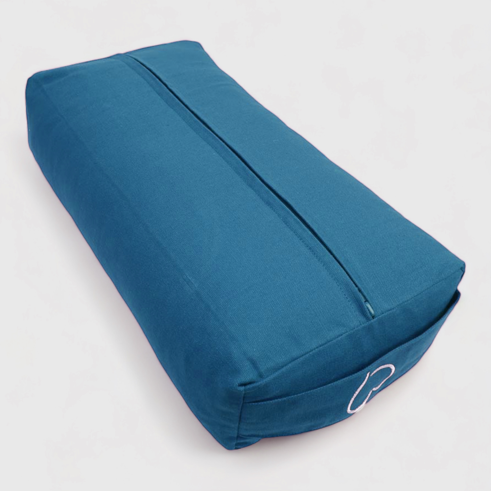 Rechteckiges Bolster Meditationskissen Blume des Lebens H: 10 cm