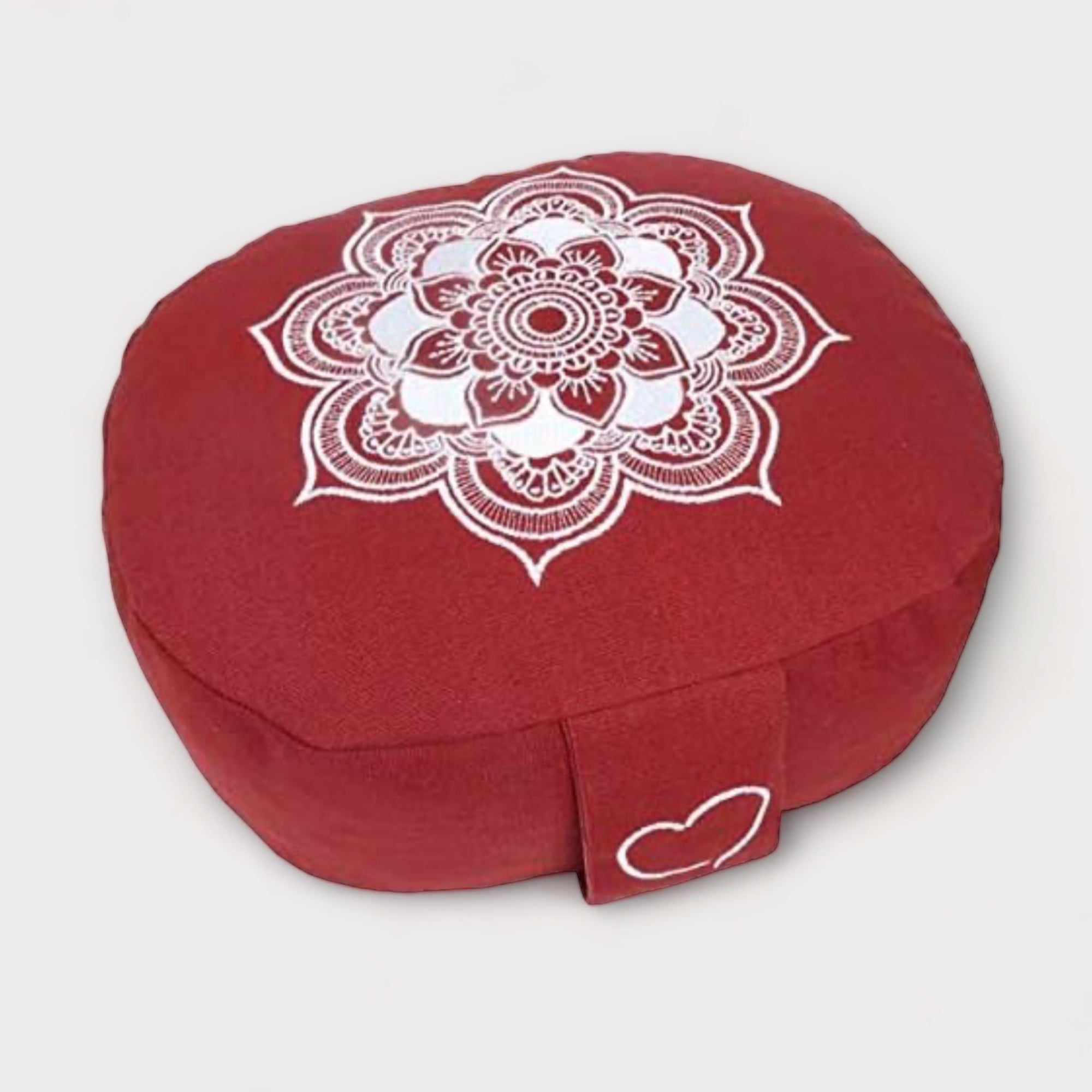Reisekissen Balance Celine Madeleine buddhistisch rot H: 10 cm