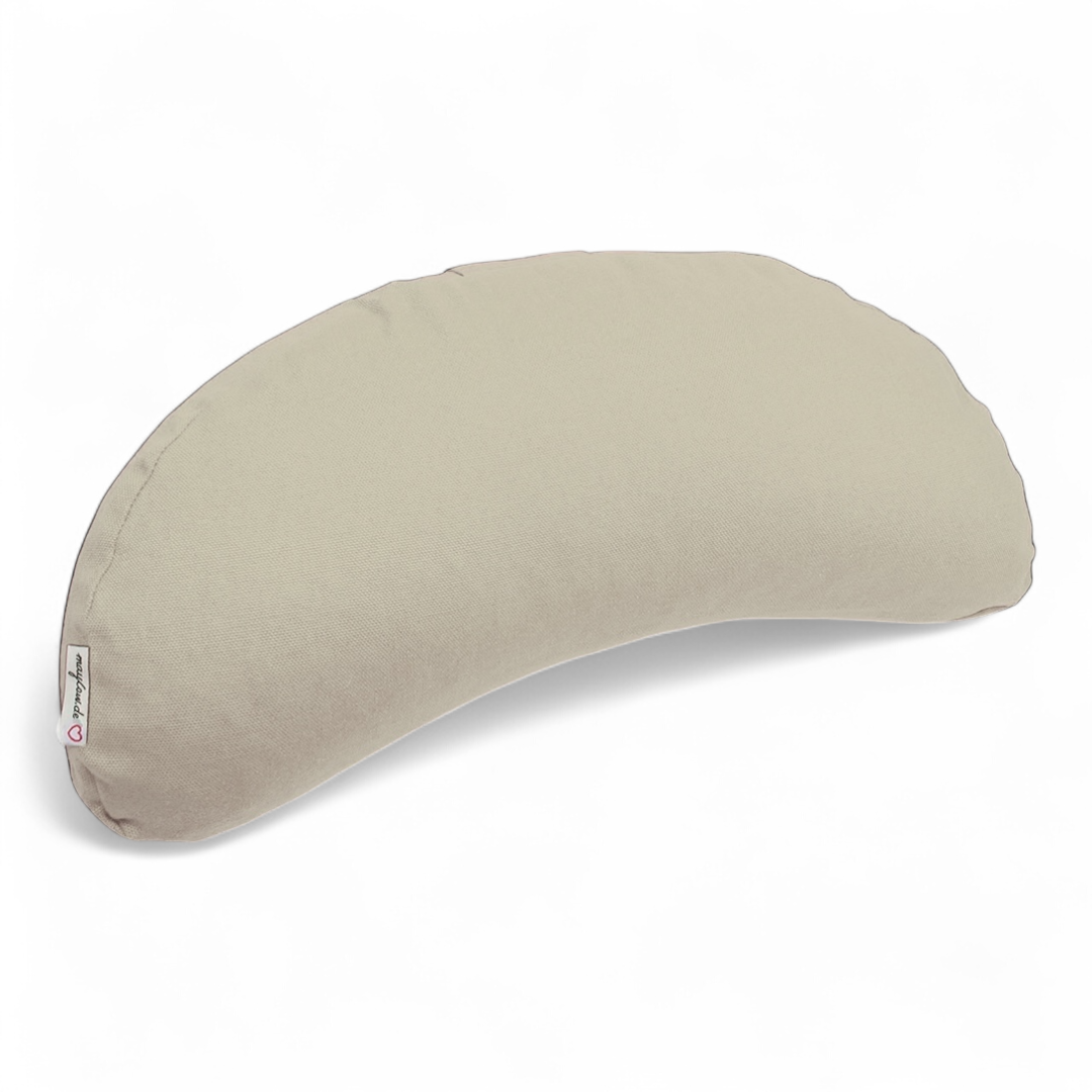 Halbmondkissen Meditationskissen H: 12 cm personalisierbar