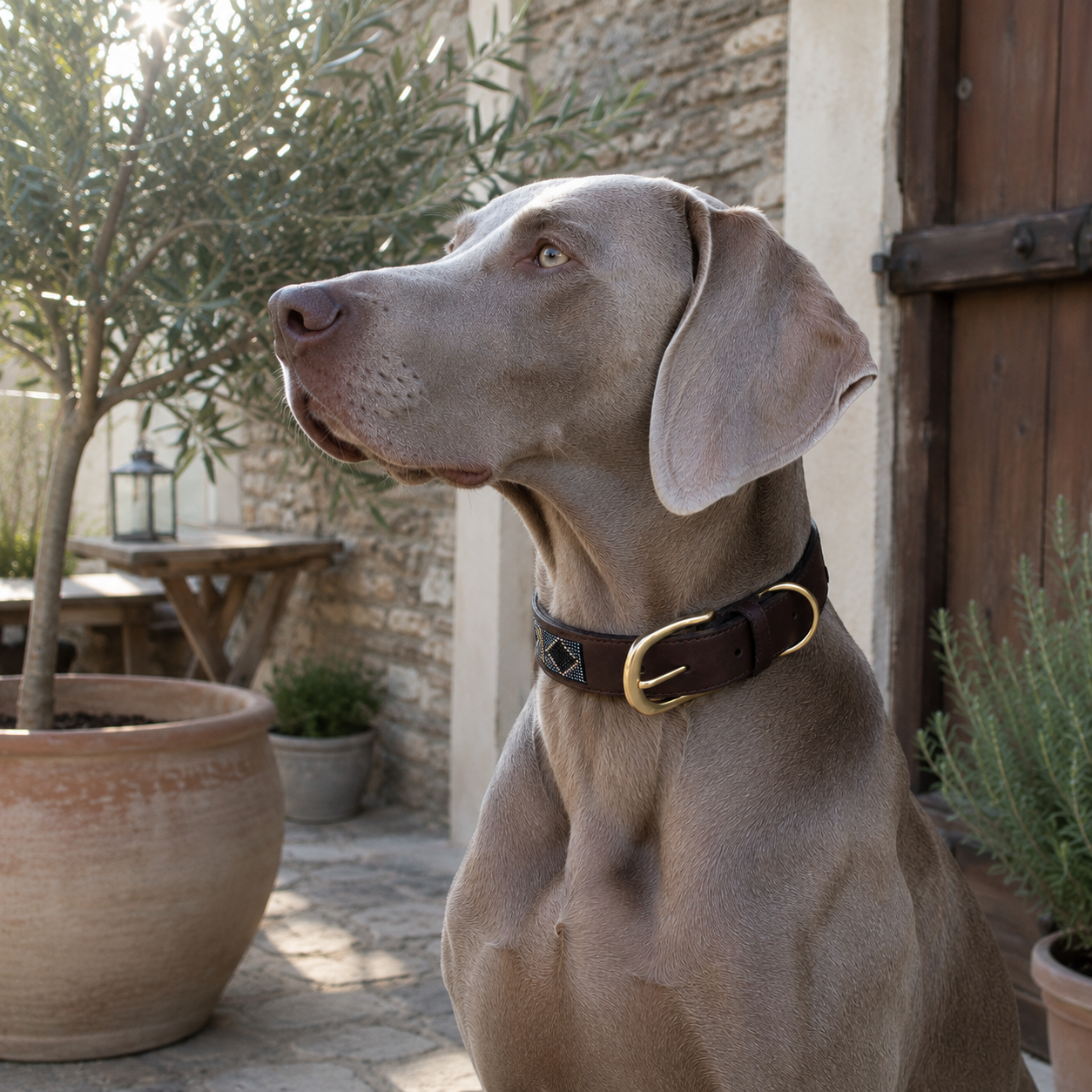 Hunde Halsband Handgemacht Pearls