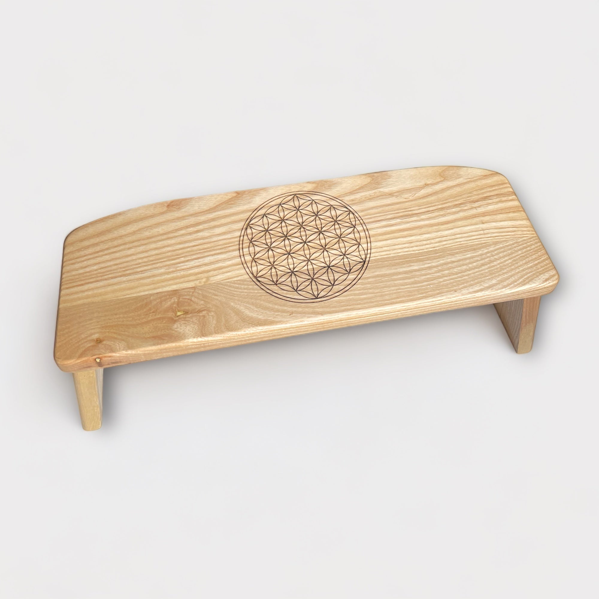 Meditationsbank Blume des Lebens klappbar