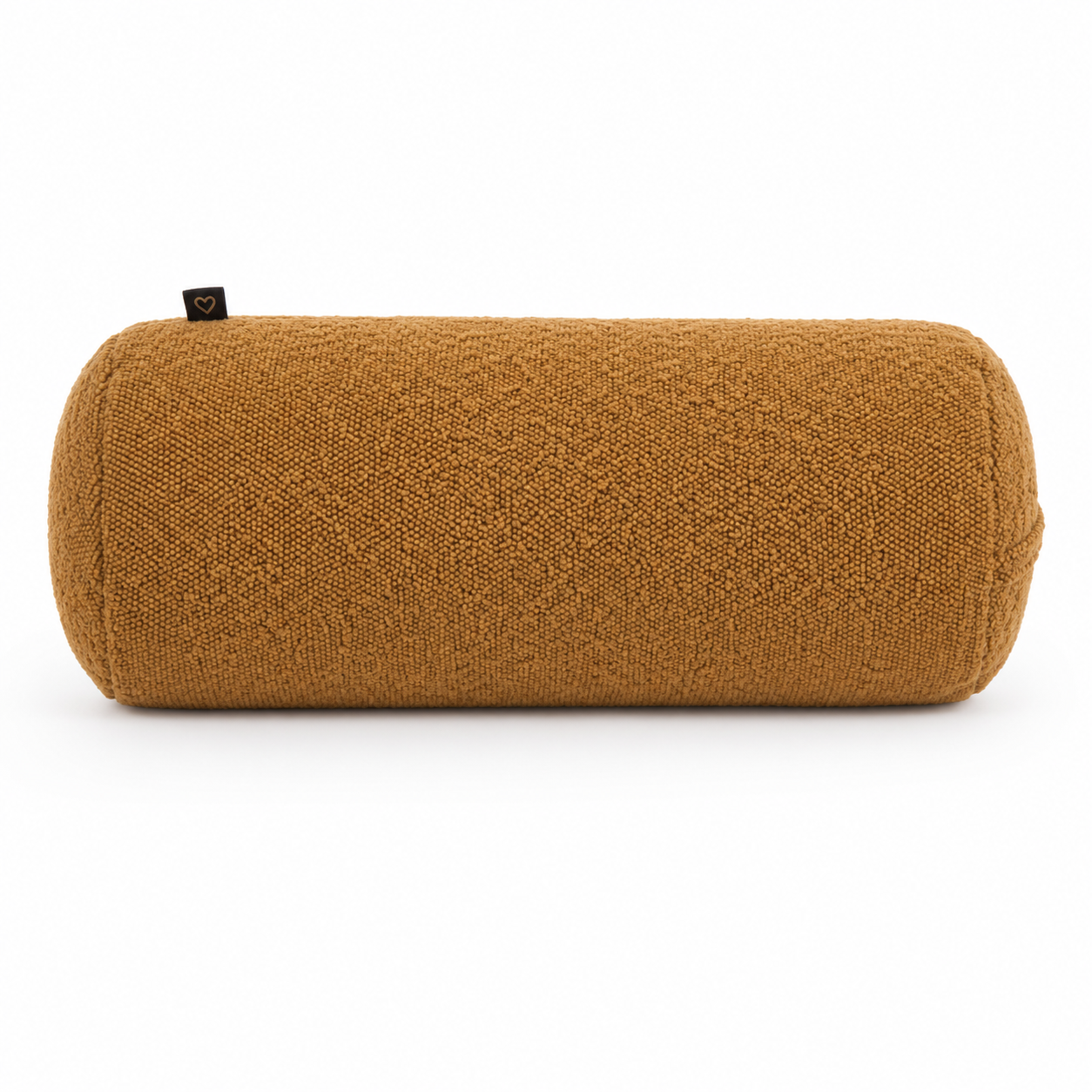 Yoga Bolster Bouclé mit Buchweizenschalen Meditationsrolle