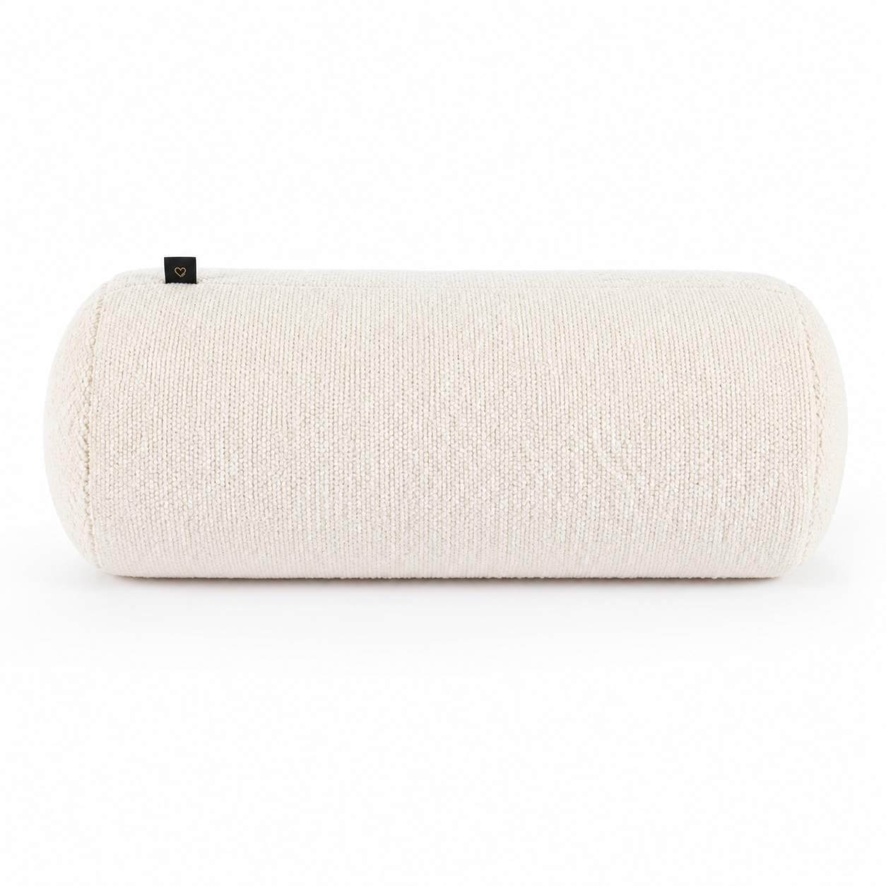 Yoga Bolster Bouclé mit Buchweizenschalen Meditationsrolle